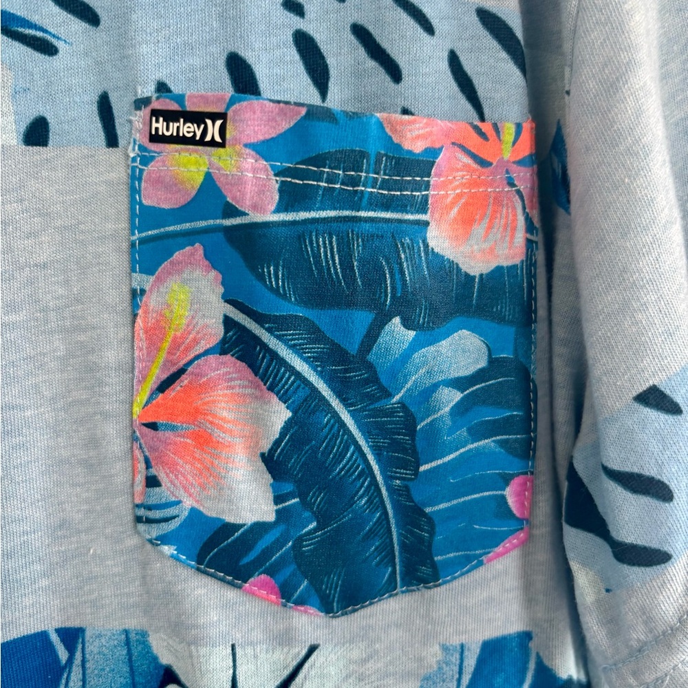 Hurley Boys Striped Tee Shirt, size Large - Picture 2 of 4